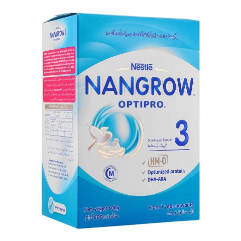 Nestle NAN Grow Optipro, Stage 3, Growing-Up Formula, 600g