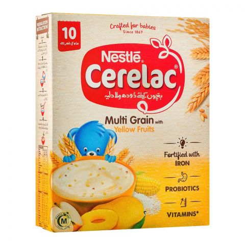 Nestle Cerelac Yellow Fruits, 1 Year, 175g