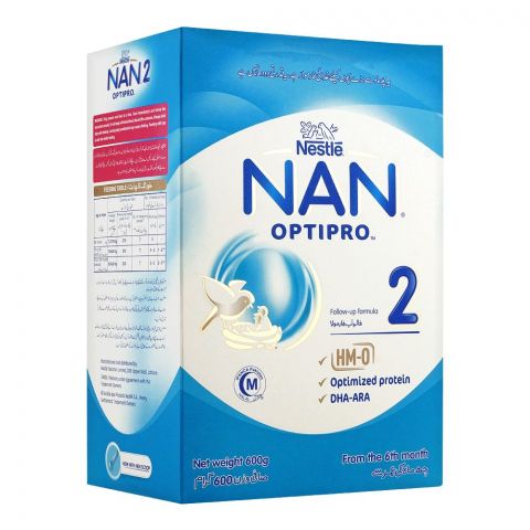 Nestle NAN Optipro, Stage 2, Follow-Up Formula, 600g Box