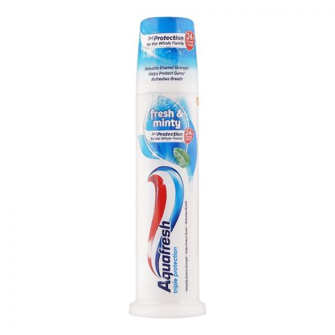 Aquafresh Fresh & Minty Triple Protection Toothpaste, Pump, 100ml