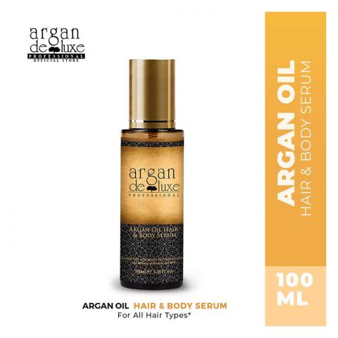 Argan Deluxe Argan Oil Hair & Body Serum, 100ml