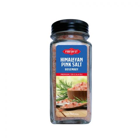 Fresh Street Himalayan Pink Salt, Rosemary, 125g