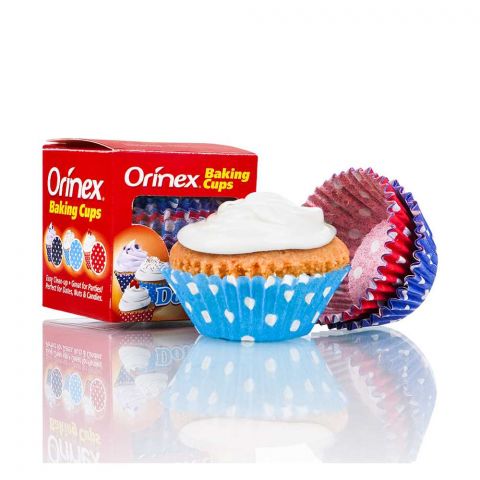 Orinex Baking Cups, Dots, 100-Pack