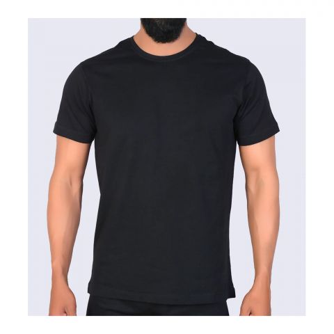 BigBen Crew Neck T-Shirt, Black