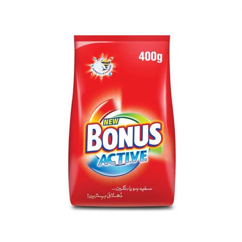 Bonus Active Detergent Powder, 400g