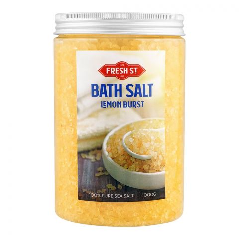 Fresh Street Lemon Burst Bath Salt, 1000g