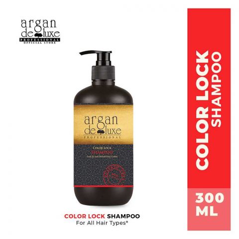 Argan De Luxe Color Lock Shampoo, 300ml