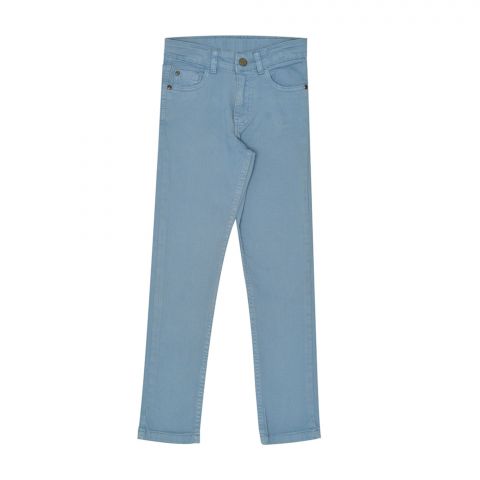IXAMPLE Unisex Skinny Light Wash Denim Jeans, Blue, IXSGJ 63023