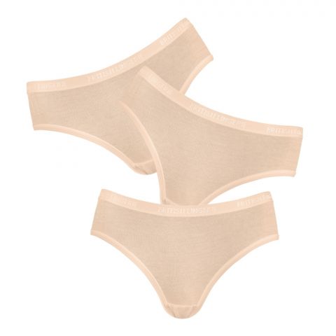 BLS Pamela Cotton Panty, Skin, 3-Pack BLS1171