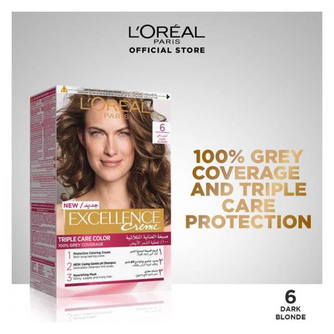 L'Oreal Paris Excellence Creme Hair Colour, Blond Force 6