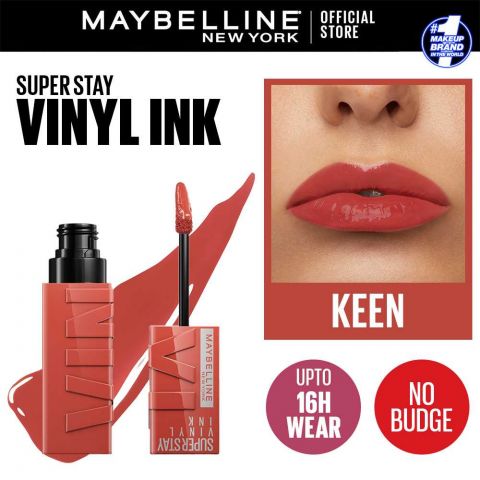 Maybelline New York Superstay Vinyl Ink Longwear Liquid Lipstick, 125 Keen