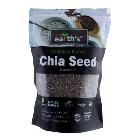The Earth's Black Chia Seed 275gm