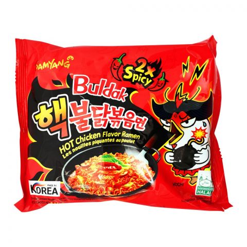 Samyang 2X Spicy Hot Chicken Flavor Ramen Noodle, 140gm