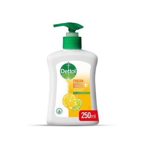 Dettol Fresh Anti-Bacterial Hand Wash, 250ml