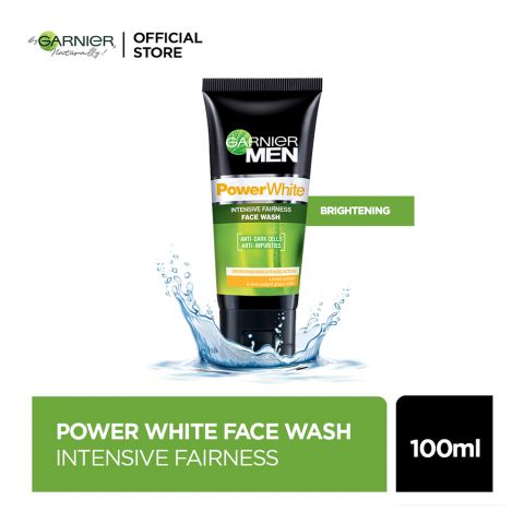 Garnier Men Power White Intensive Fairness Face Wash 100ml