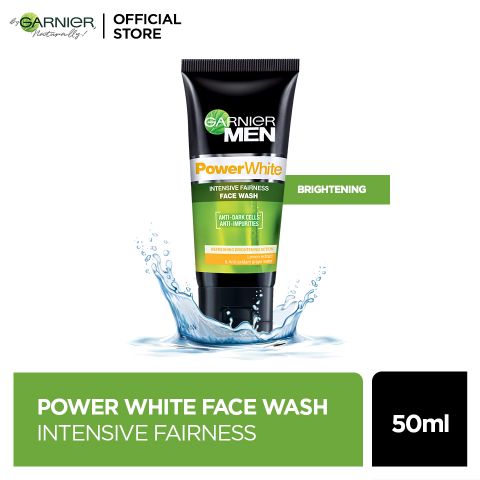 Garnier Men Turbo Bright Fairness Face Wash For Brighter Skin, 50ml