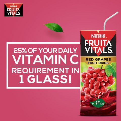 Nestle Fruita Vitals Red Grapes Fruit Drink 200ml