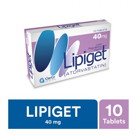 Getz Pharma Lipiget Tablet 40mg 10-Pack