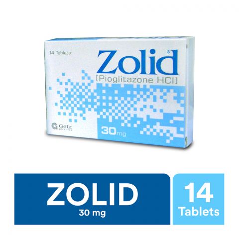 Getz Pharma Zolid Tablet 30mg 14-Pack