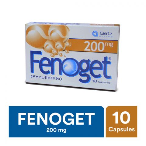 Getz Pharma Fenoget Capsule 200mg 10-Pack