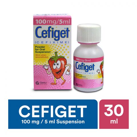 Getz Pharma Cefiget Powder Oral Suspension 100mg/30ml