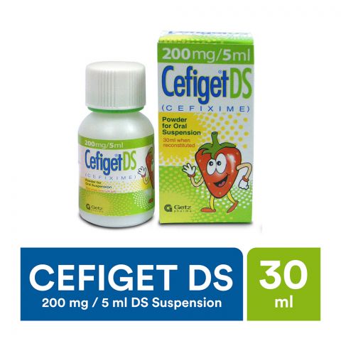 Getz Pharma Cefiget DS Powder Oral Suspension 200mg/30ml