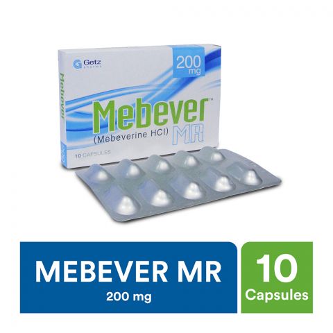 Getz Pharma Mebever MR Capsule 200mg 10-Pack