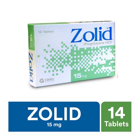 Getz Pharma Zolid Tablet 15mg 14-Pack