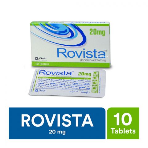 Getz Pharma Rovista Tablet 20mg 10-Pack