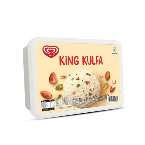 Wall's King Kulfa Frozen Dessert, Tub, 1.4 Liters
