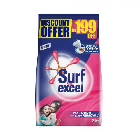 Surf Excel Washing Powder, 2 KG