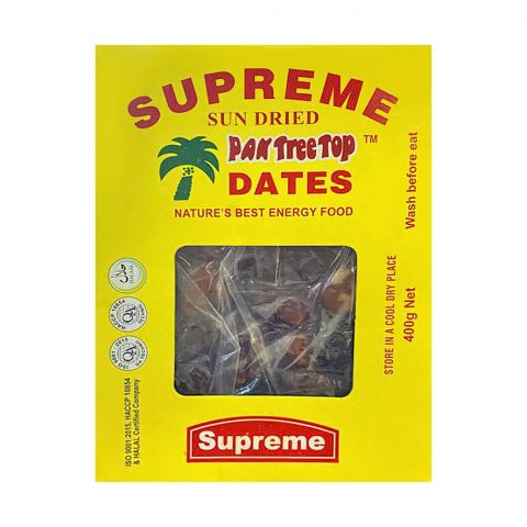 Supreme Sun Dried Treetop Dates Box, 400g
