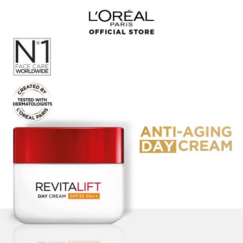 L'Oreal Paris Revitalift Moisturizing Day Cream, Anti-Wrinkle Cream, Intense Action, 50ml