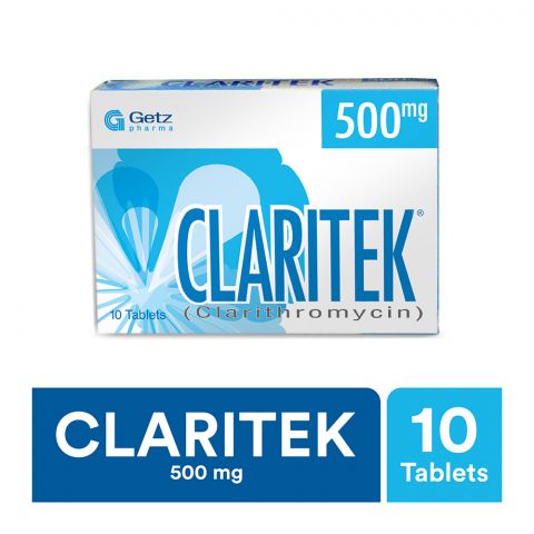 Getz Pharma Claritek Tablet 500mg 10-Pack
