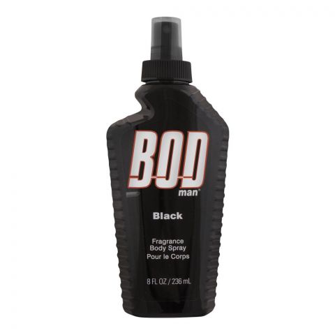 Bod Man Black Body Spray, For Men, 236ml