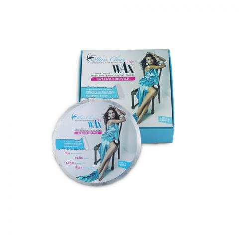 Skin Clear Whitening Hair Removing Specially For Face Hot Wax 160gm