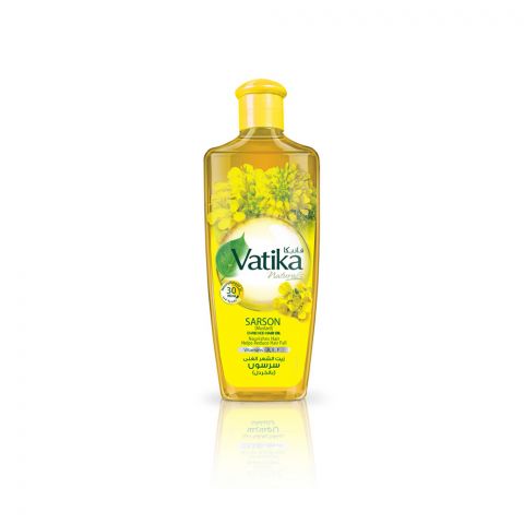 Dabur Vatika Naturals Sarson Nourishes Hair Enriched Hair Oil, 200ml