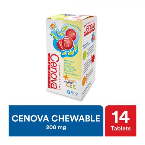 Getz Pharma Cenova Chewable Tablet Cranberry Extract 14-Pack