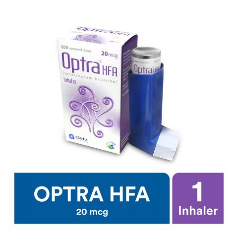 Getz Pharma Optra HFA Inhaler 20mcg 200 Metered Doses