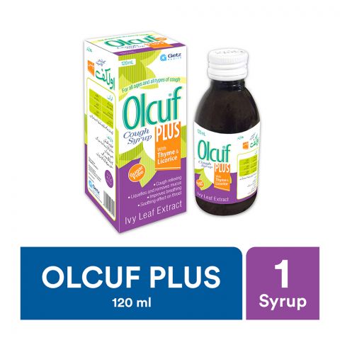 Getz Pharma Olcuf Plus Cough Syrup 120ml