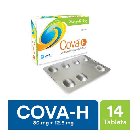 Getz Pharma Cova-H Tablet 80mg + 12.5mg 14-Pack