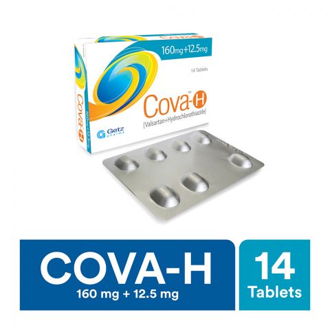 Getz Pharma Cova-H Tablet 160mg + 12.5mg 14-Pack