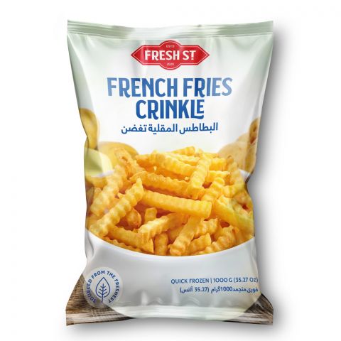 Fresh Street French Fries, Crinkle, 1000g