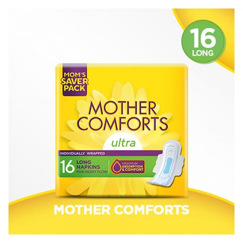 Butterfly Mother Comforts Ultra Long Napkins 16's