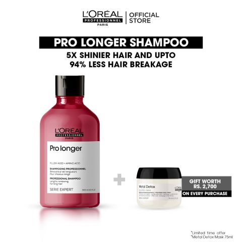 L'Oreal Professionnel Serie Expert Filler - A100 + Amino Acid Pro Longer Professional Shampoo, 300ml