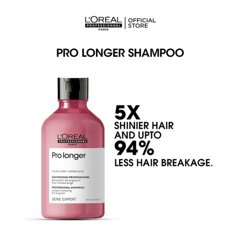 L'Oreal Professionnel Serie Expert Filler - A100 + Amino Acid Pro Longer Professional Shampoo, 300ml