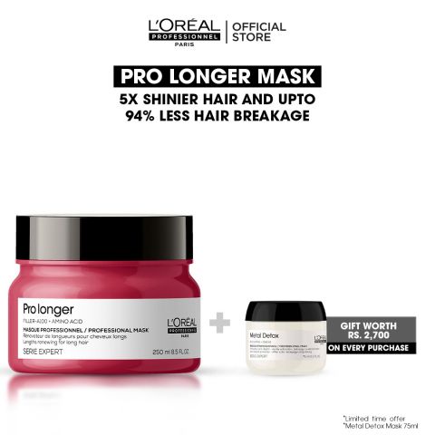 L'Oreal Professionnel Serie Expert Filler-A100 + Amino Acid Pro Longer Professional Hair Masque 250ml