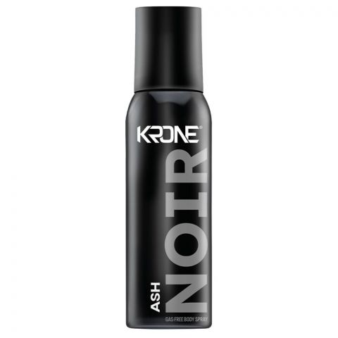 Krone Noir Ash Gas-Free Body Spray, For Men, 120ml