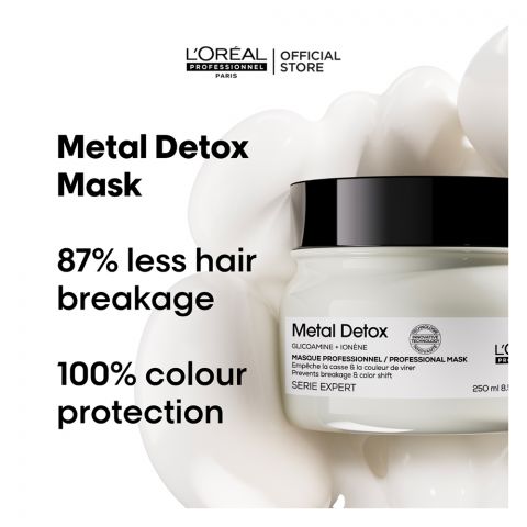 L'Oreal Professionnel Serie Expert Metal Detox Glicoamine + Ionene Professional Mask, 250ml