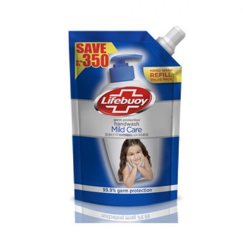 Lifebuoy Mild Care With Vitamin Hand Wash, 900ml Pouch Refill, Save Up To Rs.450/-